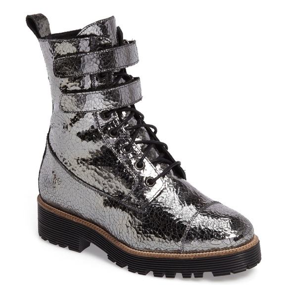 Shellys London Shoes - SHELLYS LONDON TYRA METALLIC BOOT